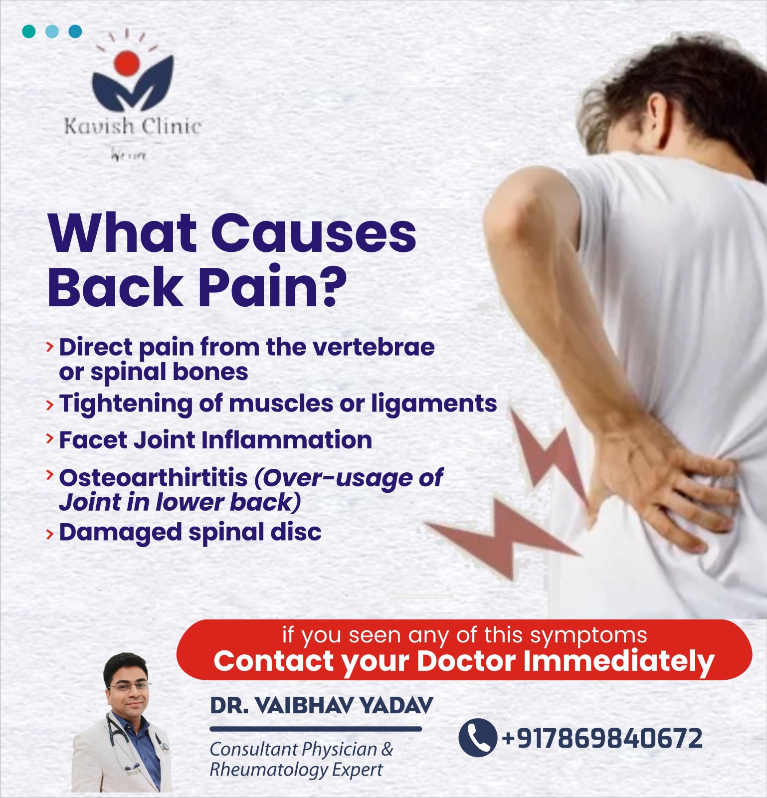 Best Doctor for Back Pain Treatment In Indore