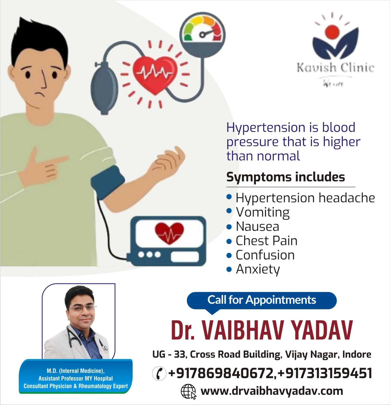 Best Doctor for Hypertension Treatment in Indore