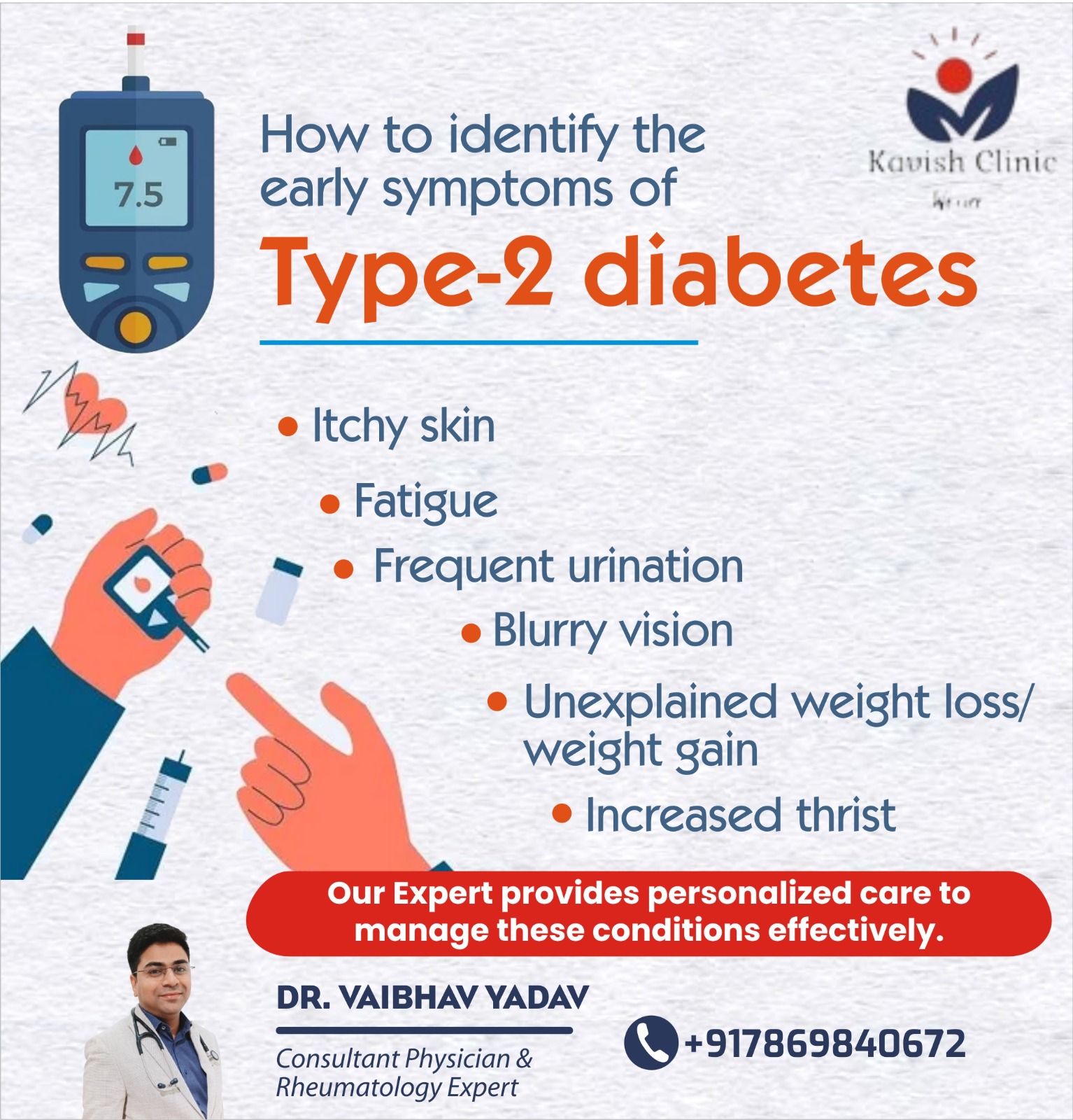 Best Type 2 Diabetes Specialist in Indore